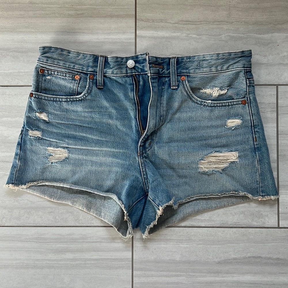 Madewell relaxed denim shorts size 29